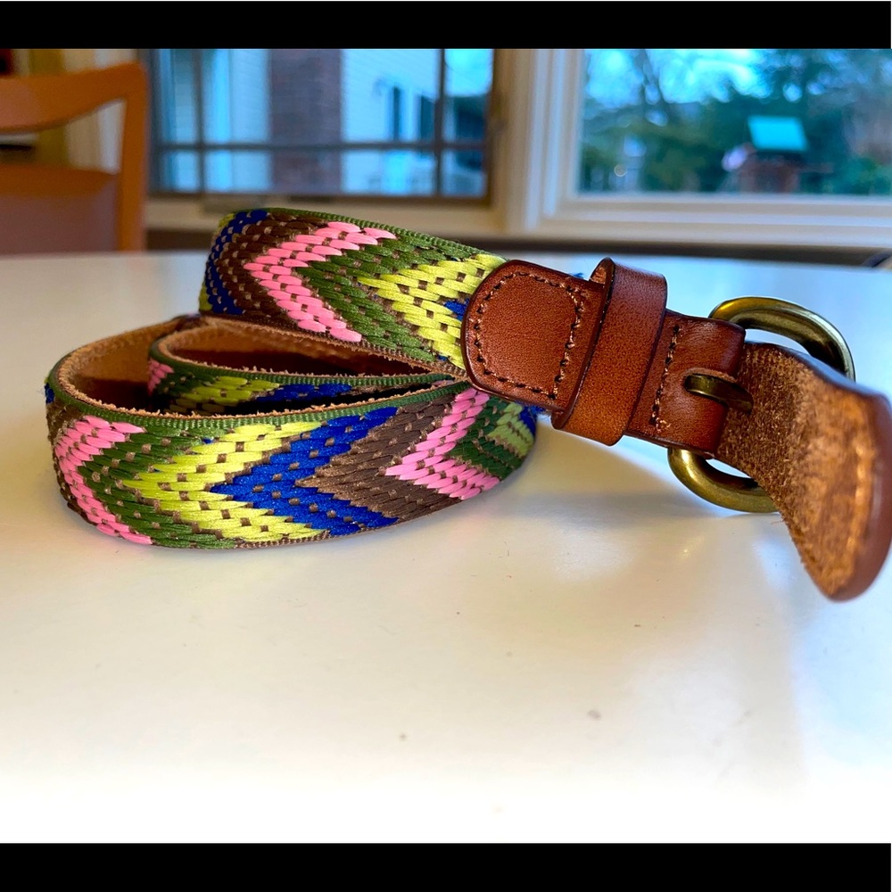 American Eagle Chevron Skinny Belt